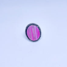 Pink Agate Energy Gemstone Ring