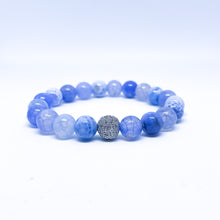 Blue Agate Energy Gemstone Bracelet