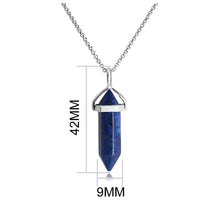 Lapis Lazuli Energy Gemstone Crystal Necklace