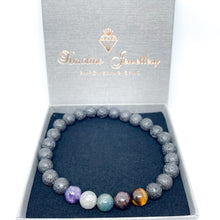 Customised personalised Energy Gemstone Bracelet