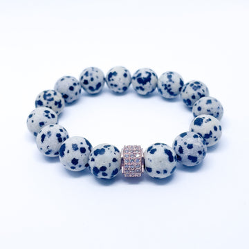 Dalmatian Jasper Energy Gemstone Bracelet