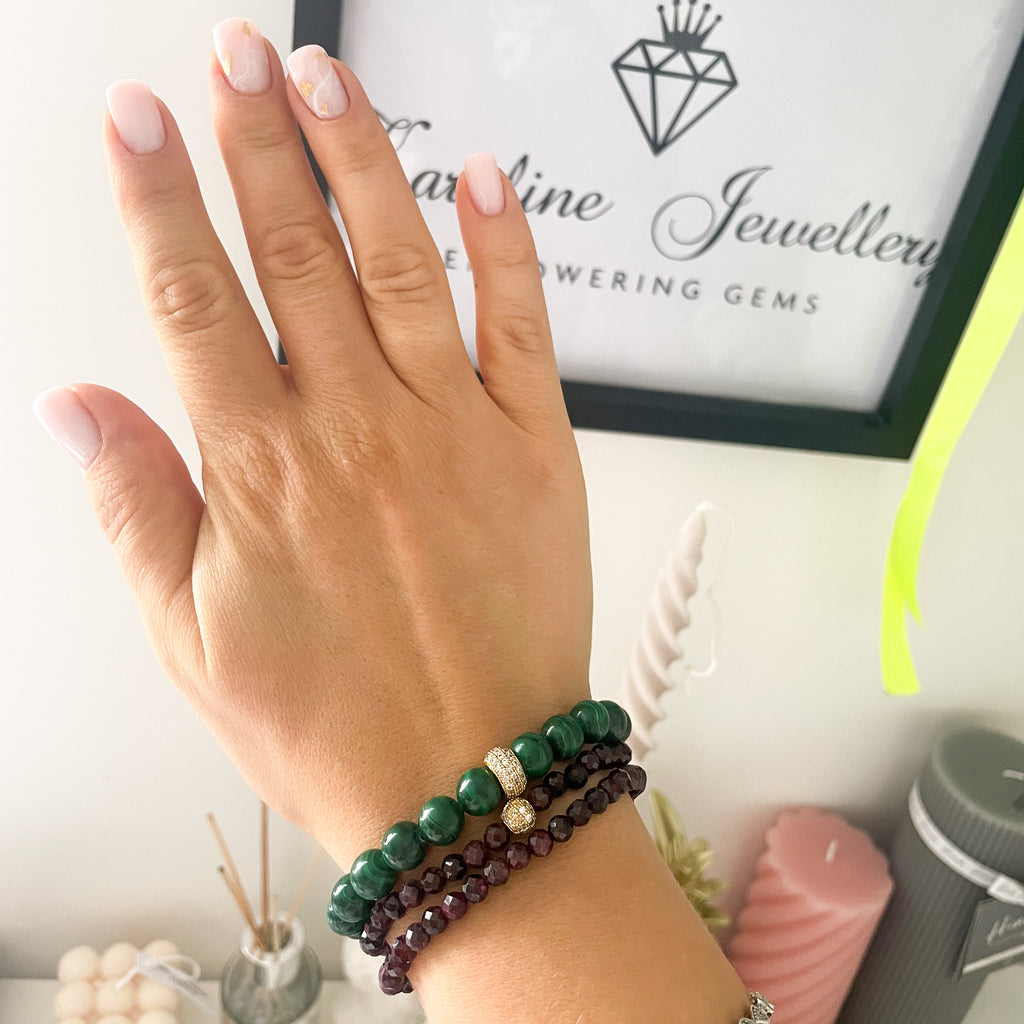 Malachite Energy Gemstone Bracelet