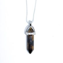 Tiger eye Energy Gemstone Crystal Necklace