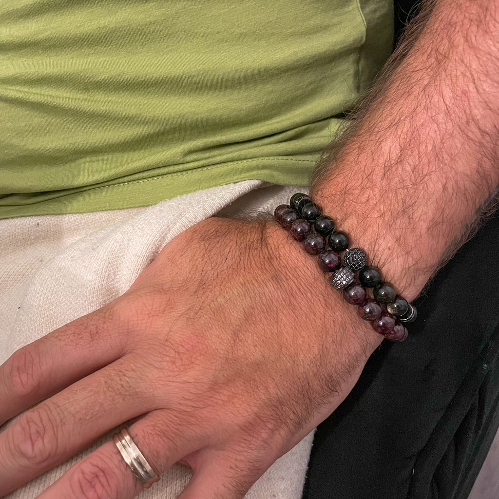 Garnet Energy Gemstone Bracelet