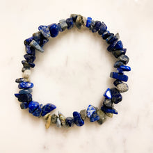 Lapis lazuli Energy Chip Gemstone Bracelet