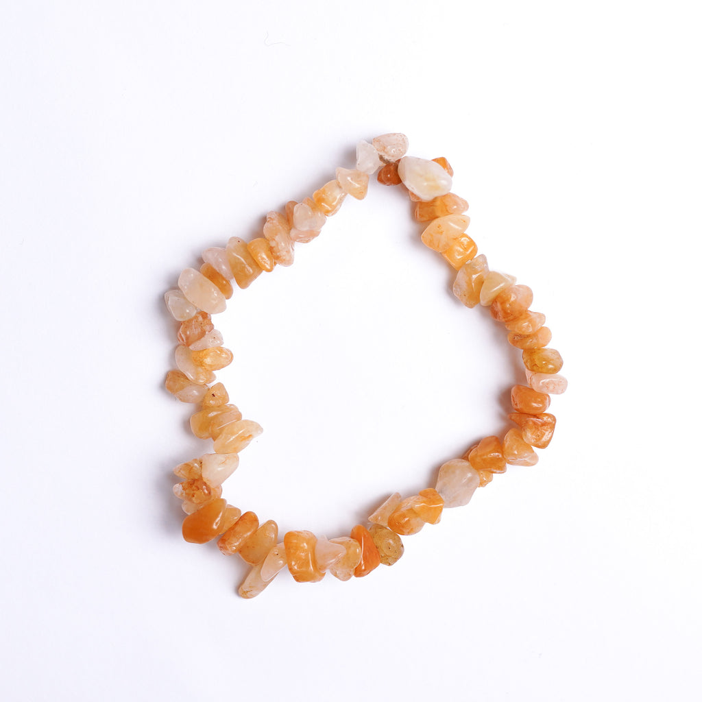 Yellow Aventurine Energy Chip Gemstone Bracelet