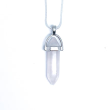 Rose Quartz Energy Gemstone Crystal Necklace