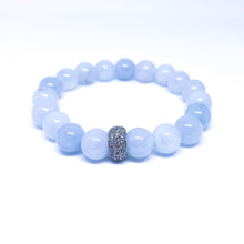 Blue Aquamarines Energy Gemstone Bracelet