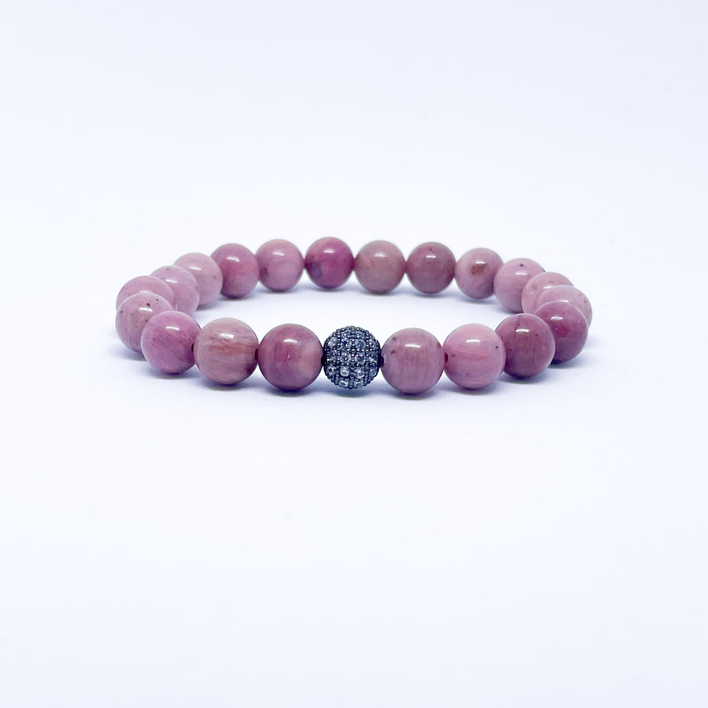 Rhodochrosite Energy Gemstone Bracelet