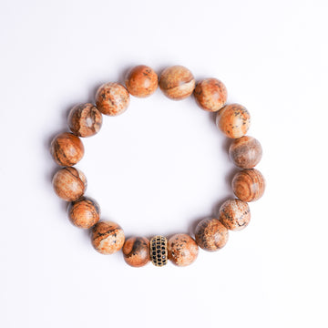 Picture Jasper Energy Gemstone Bracelet