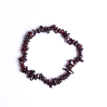 Garnet Energy Chip Gemstone Bracelet