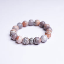 Pink Agate Botswana Energy Gemstone Bracelet