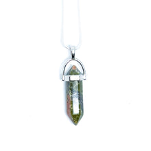 Unakite Energy Gemstone Crystal Necklace