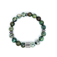 African Turquoise Energy Gemstone Bracelet