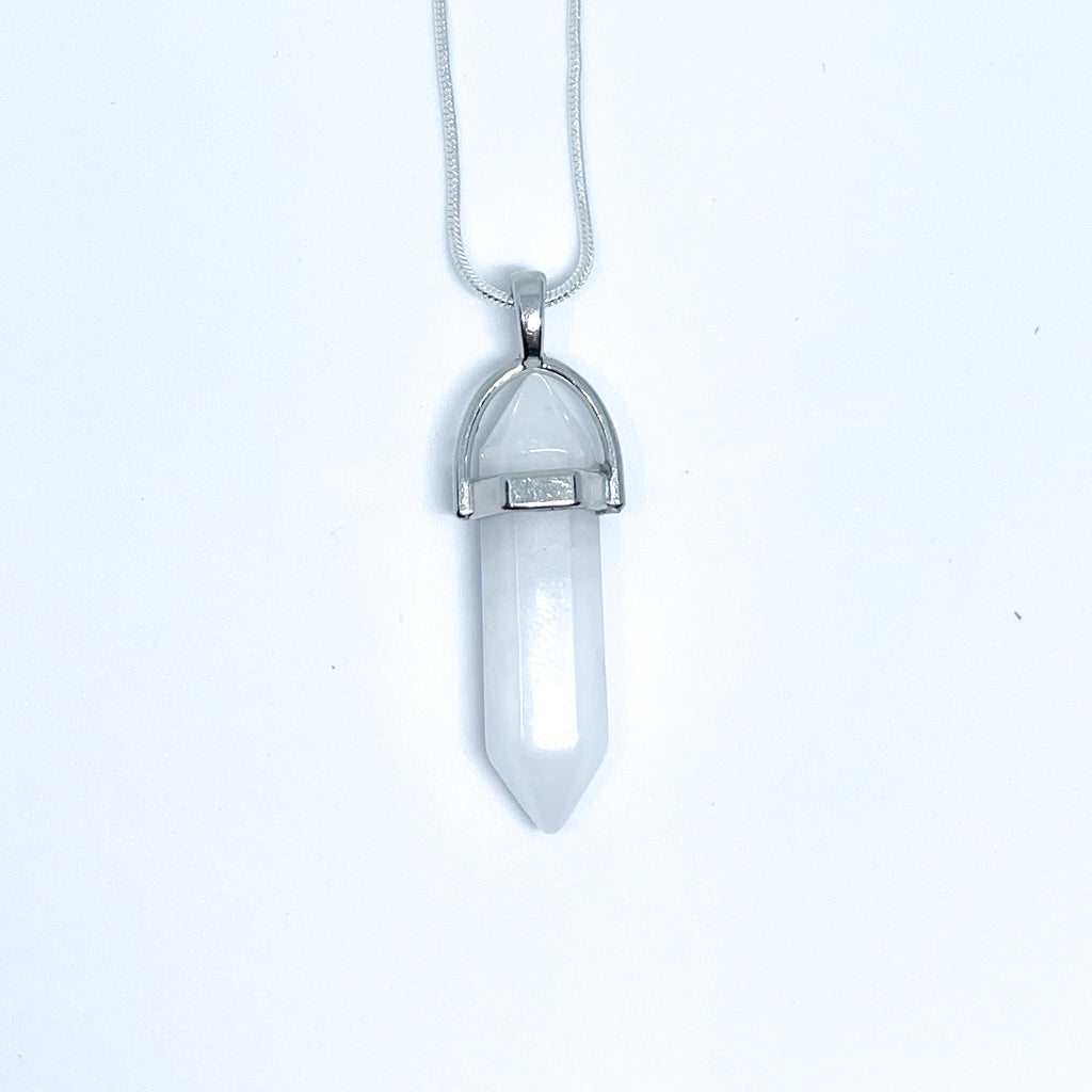 Opalile Energy Gemstone Crystal Necklace