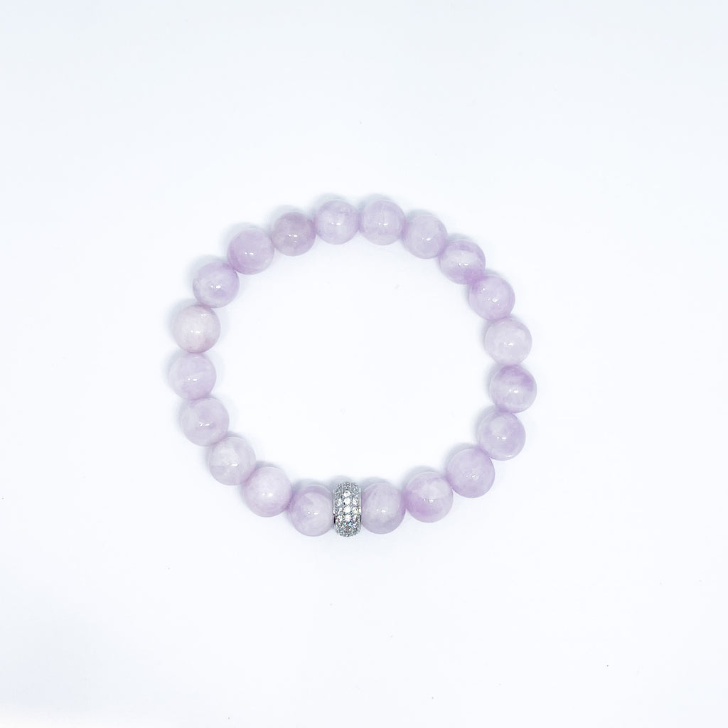 Purple Kunzite Energy Gemstone Bracelet