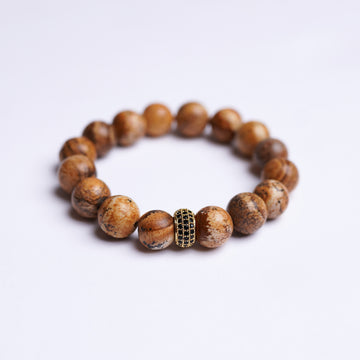 Picture Jasper Energy Gemstone Bracelet