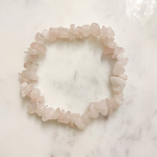 Rose Quartz Energy Chip Gemstone Bracelet