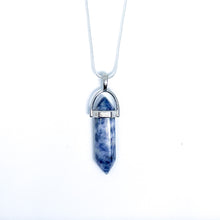 Sodalite Energy Gemstone Crystal Necklace