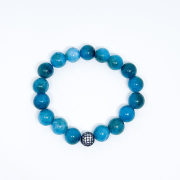 Blue Apatite Energy Gemstone Bracelet