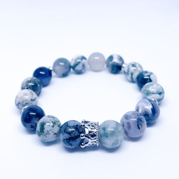 Tree Dendritic Agate Energy Gemstone Bracelet