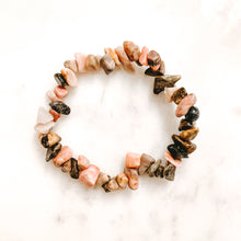 Rhodonite Energy Chip Gemstone Bracelet