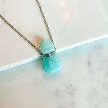 Amazonite Energy Gemstone Mini Bottle Necklace