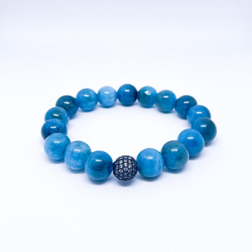 Blue Apatite Energy Gemstone Bracelet