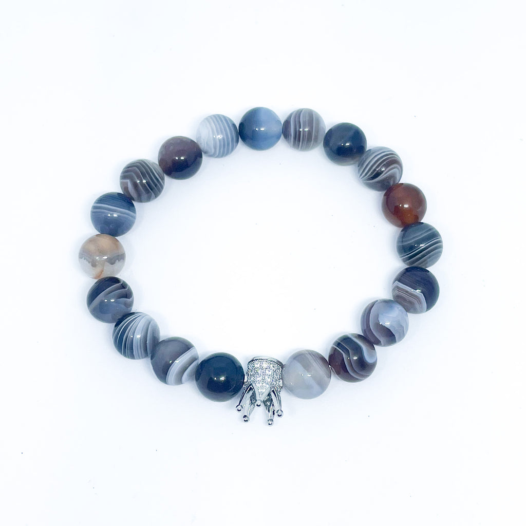 Agate Botswana Energy Gemstone Bracelet