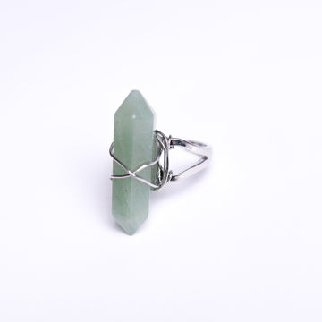 Aventurine Energy Gemstone Ring