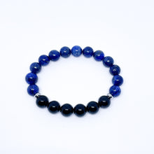 Lapis Lazuli and Black Tourmaline Energy Gemstone Bracelet