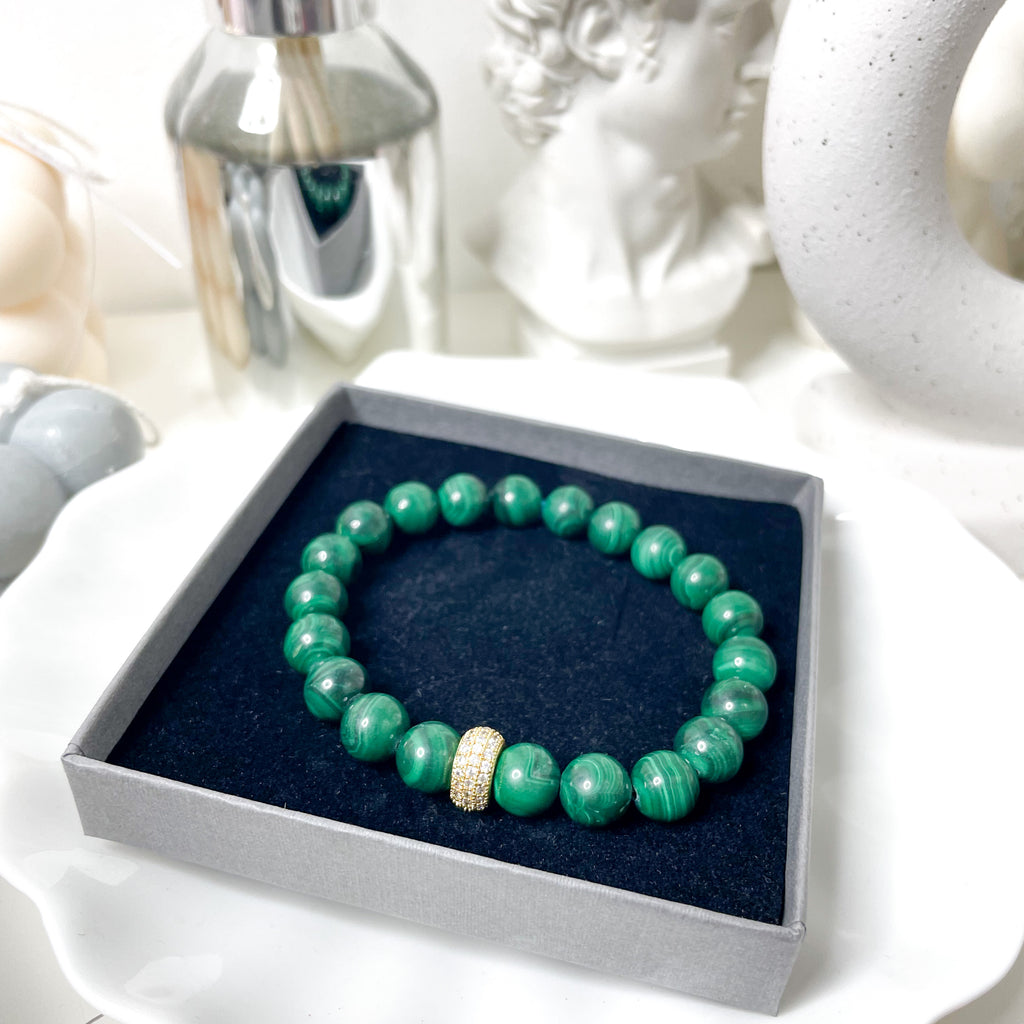 Malachite Energy Gemstone Bracelet